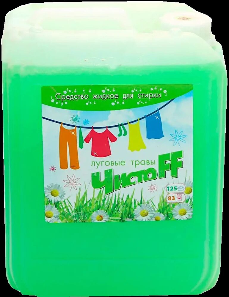 Жидкий стиральный порошок ЧИСТОFF 5л.