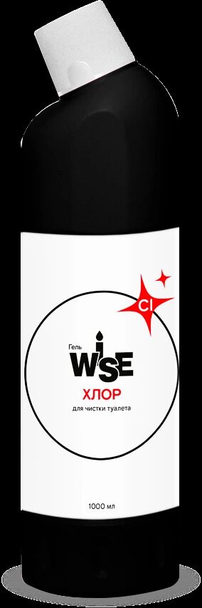 WISE Хлор Гель для чистки туалета 1л