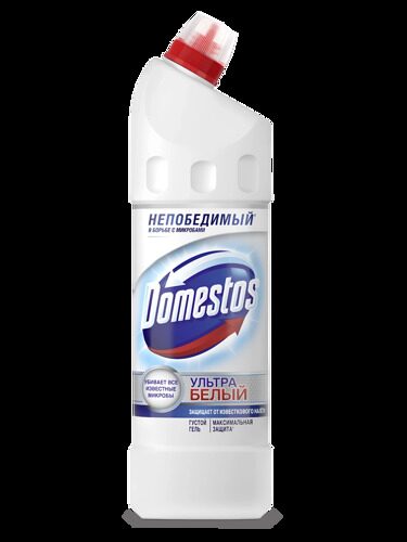 Дезинфицирующий чистящий гель DOMESTOS 1л.