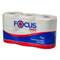 Бумага туалетная FOCUS EXTRA 2 слоя 6 рулонов