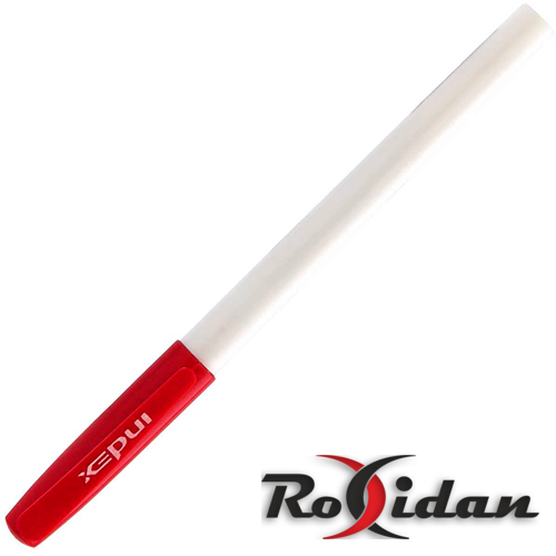 Ручка гелевая, пластиковый корпус, масляные чернила, 0,6мм, красная