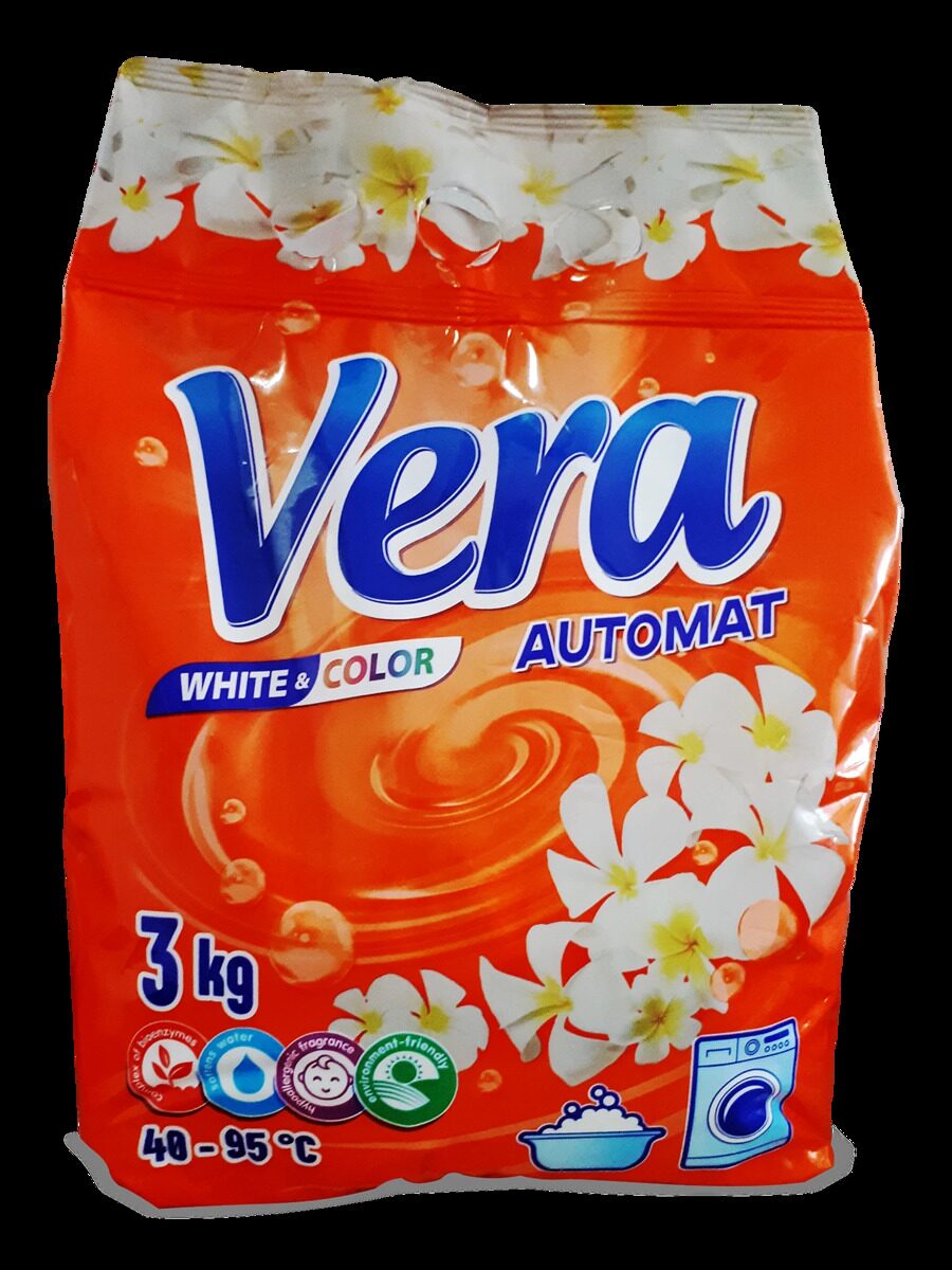 Стиральный порошок для белого и цветного белья Vera Automat 3кг