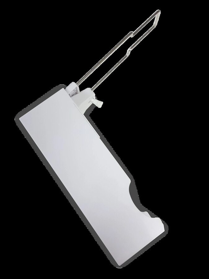 Пластиковый диспенсер локтевой для мыла и дезинфицирующих средств