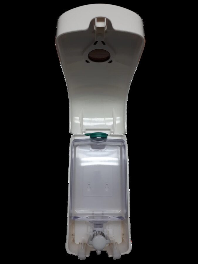 Пластиковый диспенсер ручной для жидкого мыла белый